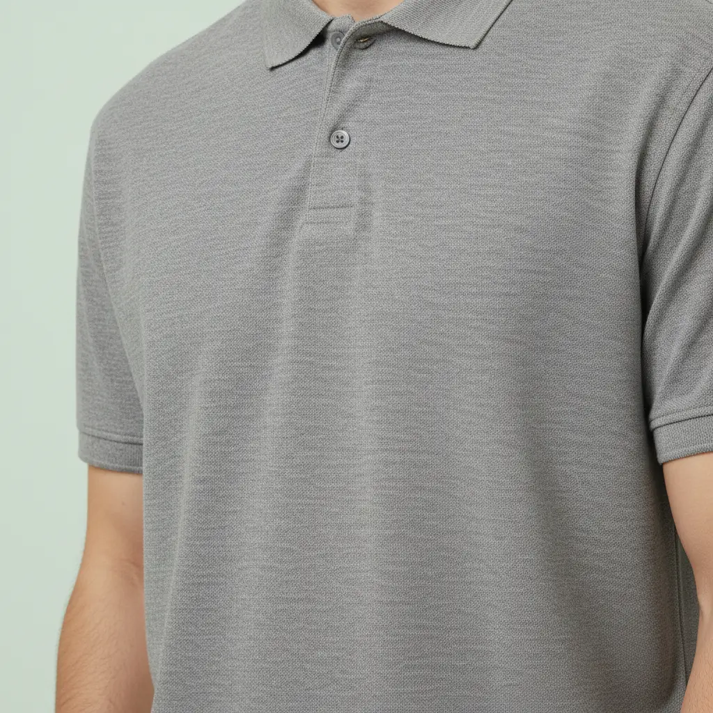 Polo T-shirt for Men Grey - Image 4